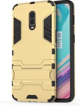 Mobigear Kickstand Hardcase voor de OnePlus 6T - Goud