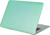 Apple MacBook Air 11 (2010-2016) Case - Mobigear - Silk Texture Serie - Hardcover - Groen - Apple MacBook Air 11 (2010-2016) Cover