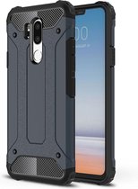 Mobigear Outdoor Hardcase Hoesje - Geschikt voor LG G7 ThinQ - Marineblauw