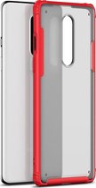 OnePlus 8 Hoesje - Mobigear - Shockproof Serie - Hard Kunststof Backcover - Rood - Hoesje Geschikt Voor OnePlus 8