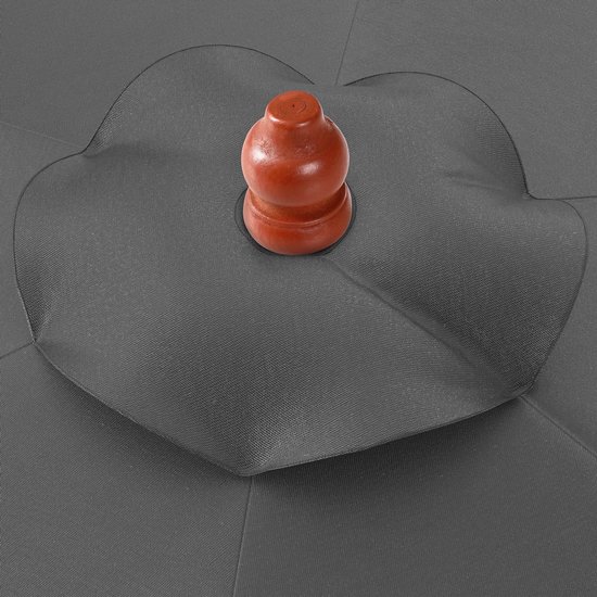 Kingsleeve Parasol 330cm – UV Bescherming 80+ Waterafstotend - Antraciet