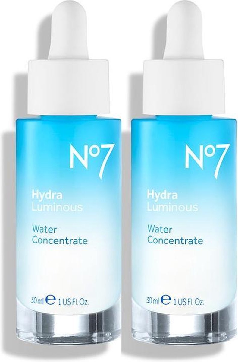 No7 Hydraluminous Water Concentrate Gel 2x30ml