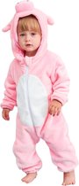 JAXY Bébé Grenouillères - Animal Pyjama - Combinaison - Barboteuse - Enfant Costume - 18-24 Mois - Unisexe - Cochon