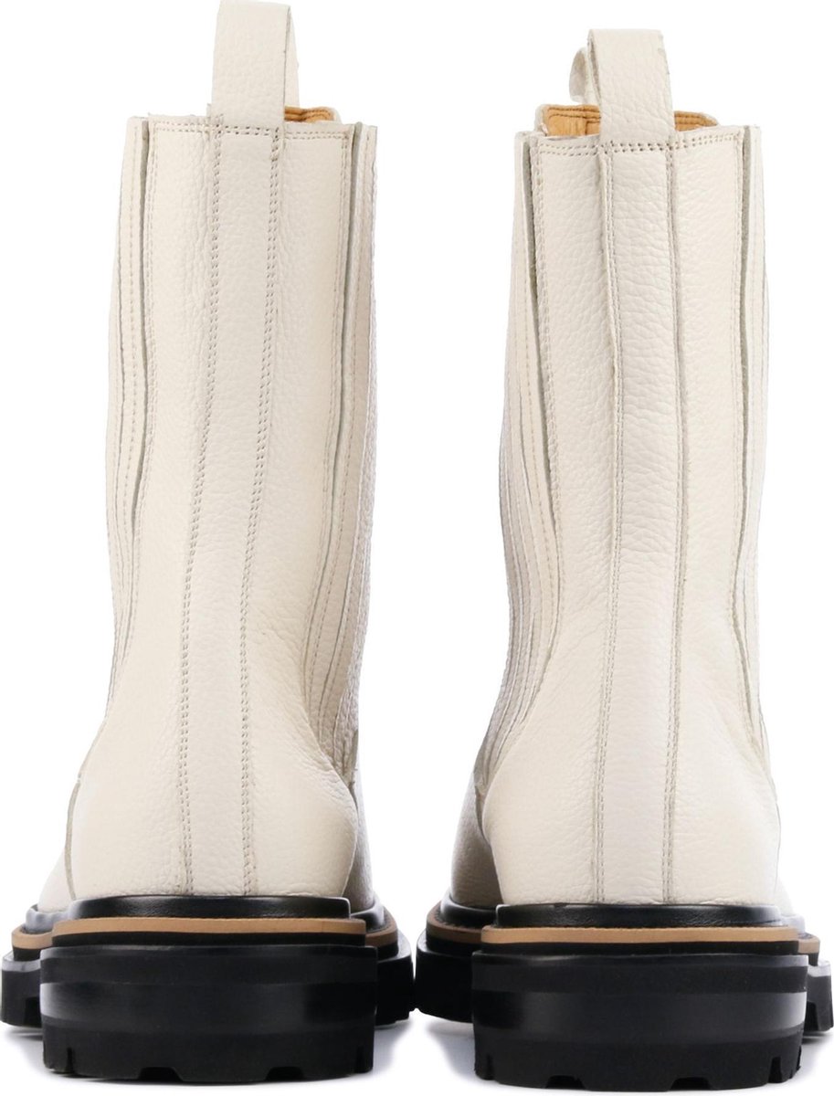 Camerlengo Vrouwen Leren Chelsea boots / Laarzen / Damesschoenen 15715 -  Wit - Maat 40 | bol.com
