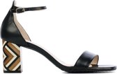 Lodi Vrouwen Leren    Sandalen / Damesschoenen Loca-RO - Zwart - Maat 40