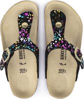Birkenstock Gizeh Confetti slippers zwart - Maat 37