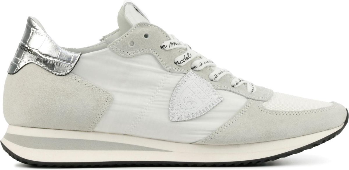 Philippe Model Vrouwen Sneakers - Tropez croco - Wit - Maat 36 | bol.com