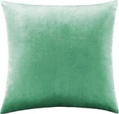 | Kussens | Kussenhoes Velvet Mint | Mintgroen | 45x45 cm.