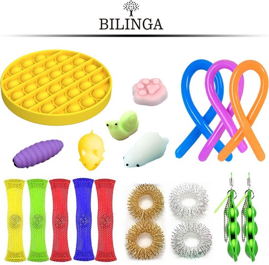 Set L Fidget Toys Pakket 20 stuks Fidget Toys Set Fidget Toys