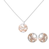 Orphelia  SET-7085/1 - Ketting(en) met oorbel(len) - Zilver 925 - Zirkonia - 45 cm