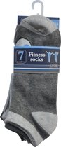 Jongens Multipack sneaker sokjes - 7 paar jongens fitness - hoogwaardige katoen - comics - maat 35/38 - enkelsokken