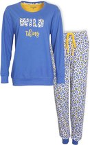 Irresistible Dames Pyjama Blauw IRPYD1001A - Maten: XL