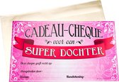 Paper Dreams Cadeaucheque Dochter 34,5 Cm Papier Roze/rood