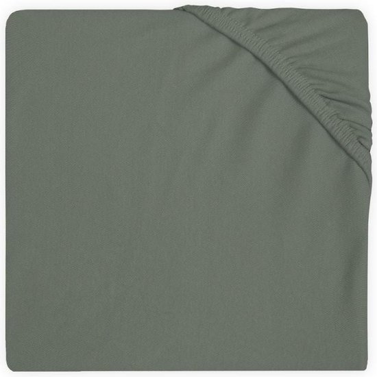 Jollein - Baby Hoeslaken Ledikant Jersey (Ash Green - 2 Stuks) - Katoen - 60x120cm