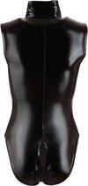 Wetlook Body Met Lange Rits - Medium - Zwart - BDSM - Fetish Kleding Dames -  Dames Lingerie - Body