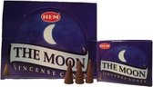 2 stuks - Wierook The Moon - The Moon Wierook - (HEM) - The Moon - Maan - Wierook Kegeltjes The Moon Wierook Kegeltjes - Wierook Cones The Moon - The Moon Wierook Cones - Incense C