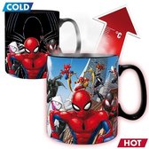 [Merchandise] ABYstyle Spider-Man Heat Change Mug Multiverse