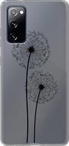 Samsung Galaxy S20FE - Smart cover - Zwart - Paardenbloem