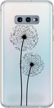 Samsung Galaxy S10 e - Smart cover - Zwart - Paardenbloem