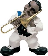 Antartidee - beeldje - trombone - speler - jazz - band - Italiaans - Design