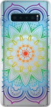 Samsung Galaxy S10+ - Smart cover - Kleurrijk - Mandala