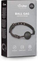 Ball gag met siliconen bal - Zwart - BDSM - Bondage - BDSM - Zweepjes en Knevels