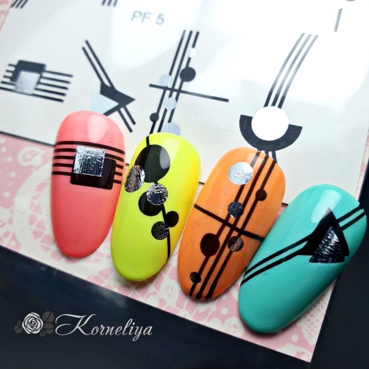 Goedkoopste Korneliya Folie Decal PF 05 Silver