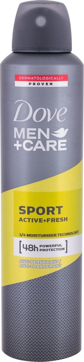 Deodorant Spray Dove Mens Sport Active + Fresh (250 ml)