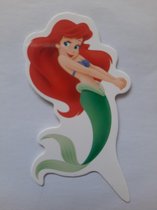 Taartdecoratie van karton Ariel - 10 stuks - cupcakes - muffin - decoratie - zeemeermin prinses