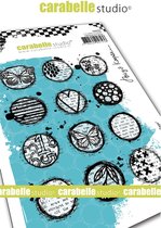 Carabelle Studio Cling stamp - A6 circles collage