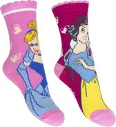 Disney Princess Sokken | 2 Paar | Maat 23-26 | 80% Katoen | Lekker Dun!