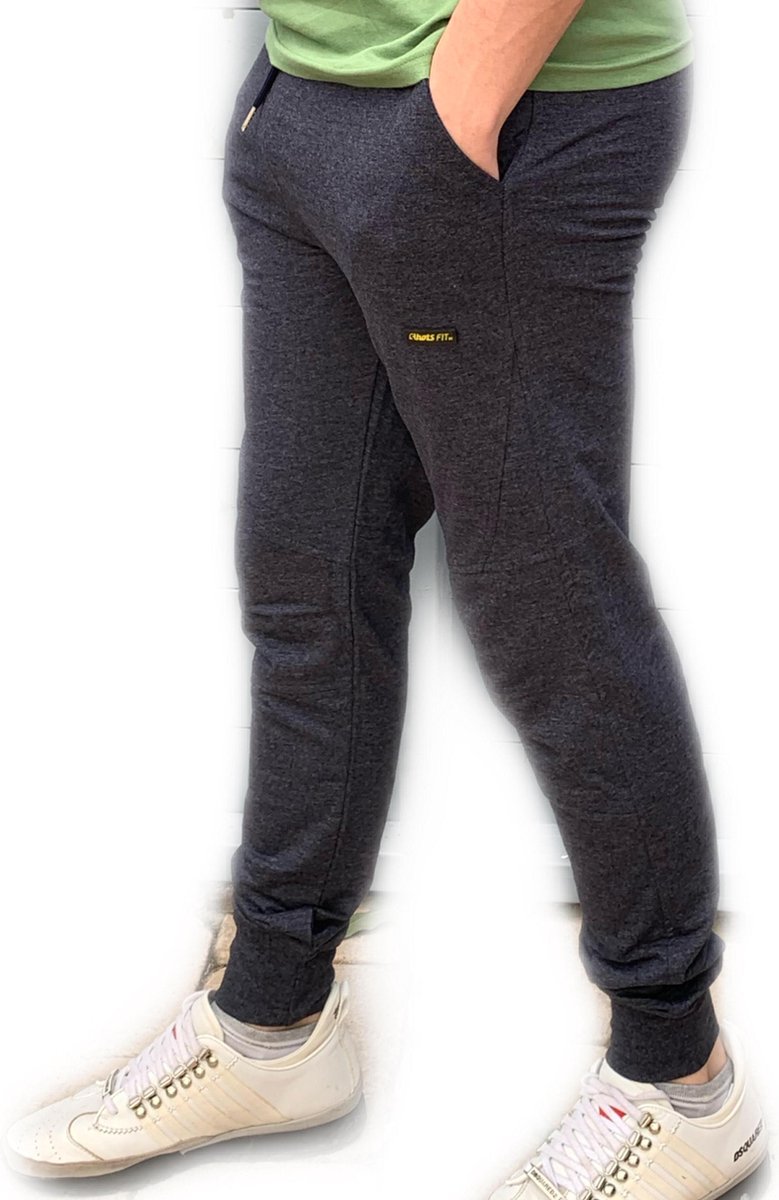 Embrator mannen Joggingbroek blauw melange maat XXL