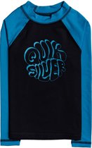 Quiksilver - UV-zwemshirt voor jongens - Longsleeve - Bubble Trouble - Zwart - maat 116cm
