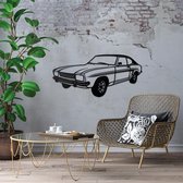 Ford Capri 50cm wandbord - Oldtimer - Auto - Cadeau - Geschenk - Muurdecoratie - Muurplaat - Kado - Kerst - Autoliefhebber