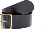 Elvy Fashion - Plain Belt Women 60528 - Black - Size 95