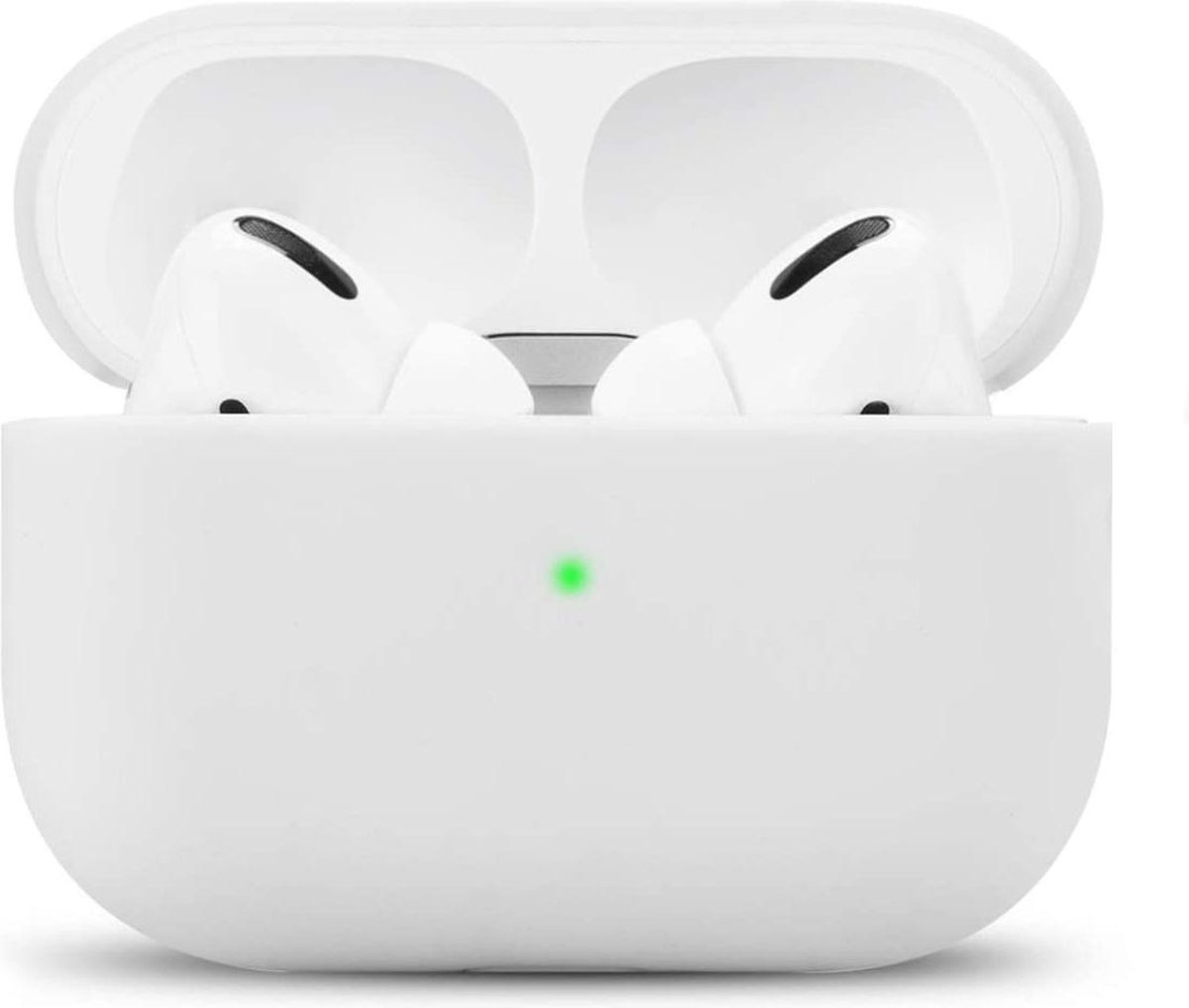 Waar Is Het Knopje Voor Op Airpods bol.com | Airpods Pro Hoesje Siliconen Case - Transparant Wit - Airpod