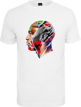 Urban Classics Heren Tshirt -M- Legend Head Wit