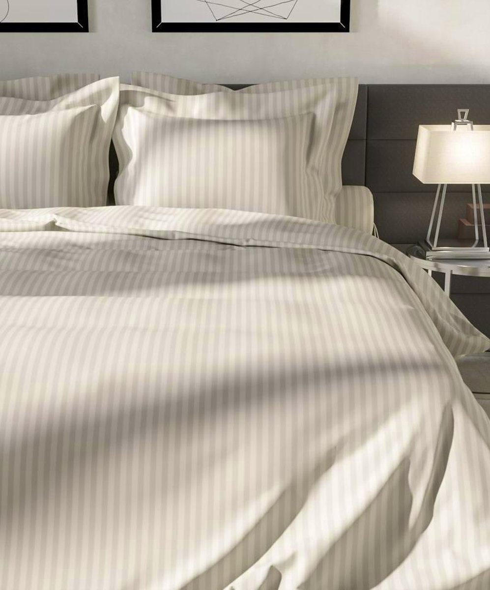Drap Housse En Flanelle 100% Coton - Chaud Et Doux, Taille 2 Personnes (137x195cm), Couleur Crème