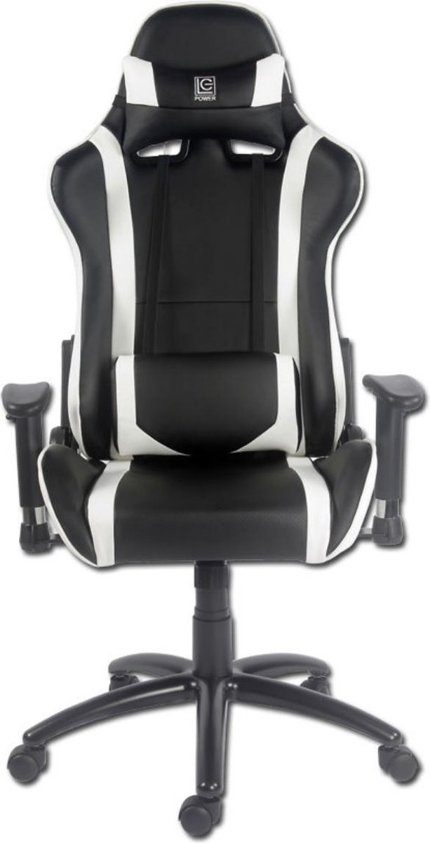 GAME HERO® Speeder F1 Gamestoel - Inclusief Hoofdsteun - Verstelbaar in hoogte - Zwart