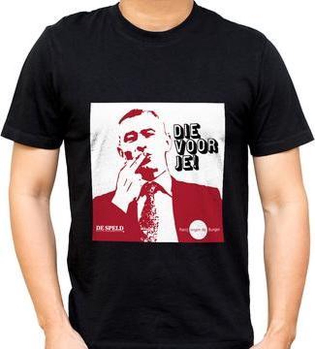 Shirt - De Speld - Partij tegen de Burger - Zwart - S