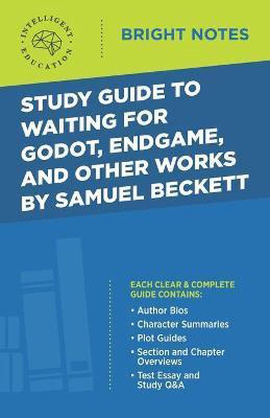 Bright Notes- Study Guide to Waiting for Godot, Endgame, and ... - cover
