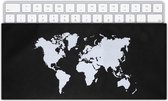 kwmobile hoes voor Universal Keyboard (L) - Beschermhoes voor toetsenbord - Keyboard cover - Wereldkaart design