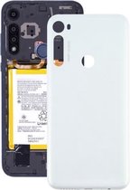 Originele batterij achterkant voor Motorola Moto One Fusion Plus PAKF0002IN (wit)