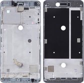 Front Behuizing LCD Frame Bezel Plate voor BQ Aquaris U Plus (Zwart)