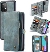 Samsung Galaxy A52s 5G Hoesje - Caseme - Serie - Kunstlederen Bookcase / 2in1 Case - Blauw - Hoesje Geschikt Voor Samsung Galaxy A52s 5G