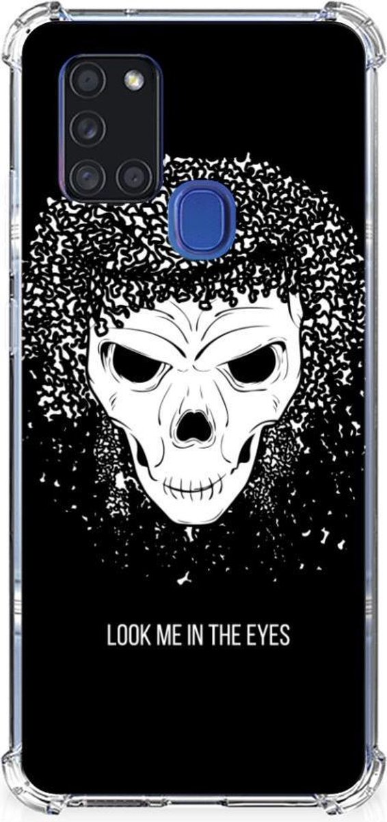 Extreme Case Samsung Galaxy A21s Skull Hair