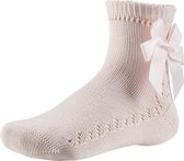 iN ControL 883-2pack jacquard-doublebow socks PINK 19/22