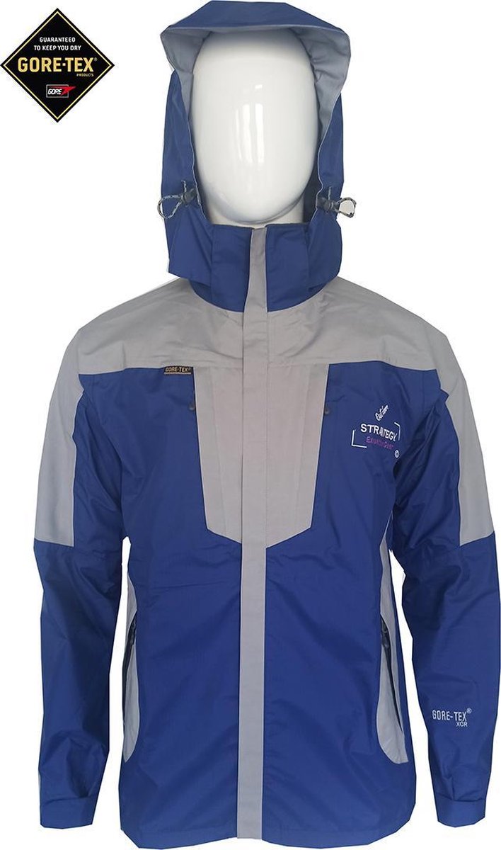 Gore-Tex® Outdoor-strategy jas 100% waterdicht ademend en warm outer shell regenjas Grijs