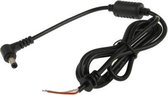 5,5 x 2,5 mm DC mannelijke voedingskabel voor laptopadapter, lengte: 1,2 m