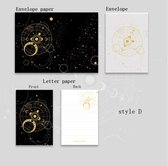 Briefpapier set | kosmos - D | kaart + enveloppe & briefpapier